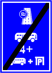 תמרור 231 — קצה כביש או אגרה
