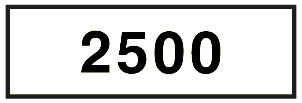 תמרור 630 — במרחק הנקוב במטרים, יחול האמור בתמרור שמעליו או בתוכו הוצב